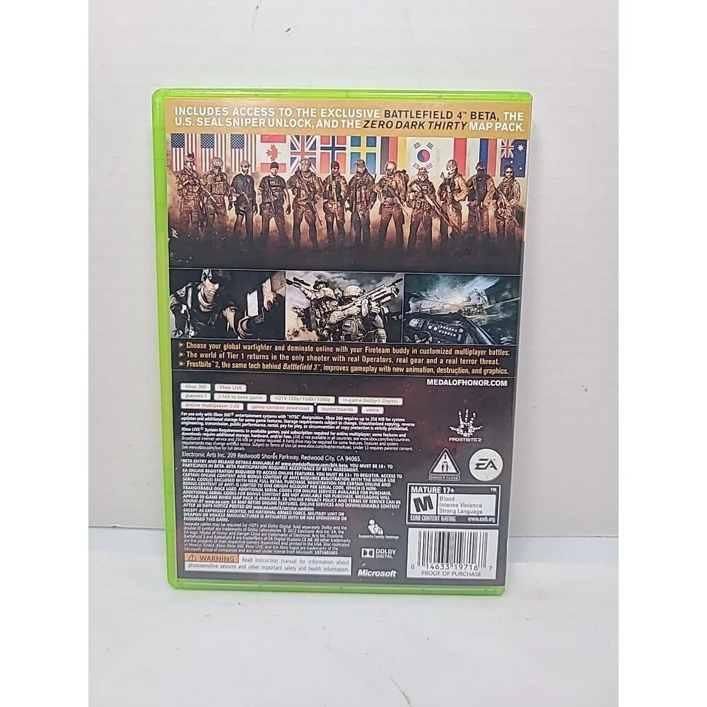 Medal of Honor: Warfighter -- Limited Edition (Microsoft Xbox 360, 2012)